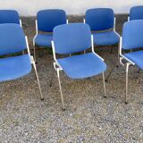 Série de 40 chaises de G. Piretti pour Castelli Anonima Castelli, Italie, années 1970