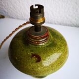 Pair of ceramic lamps