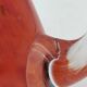 Blown glass vase.