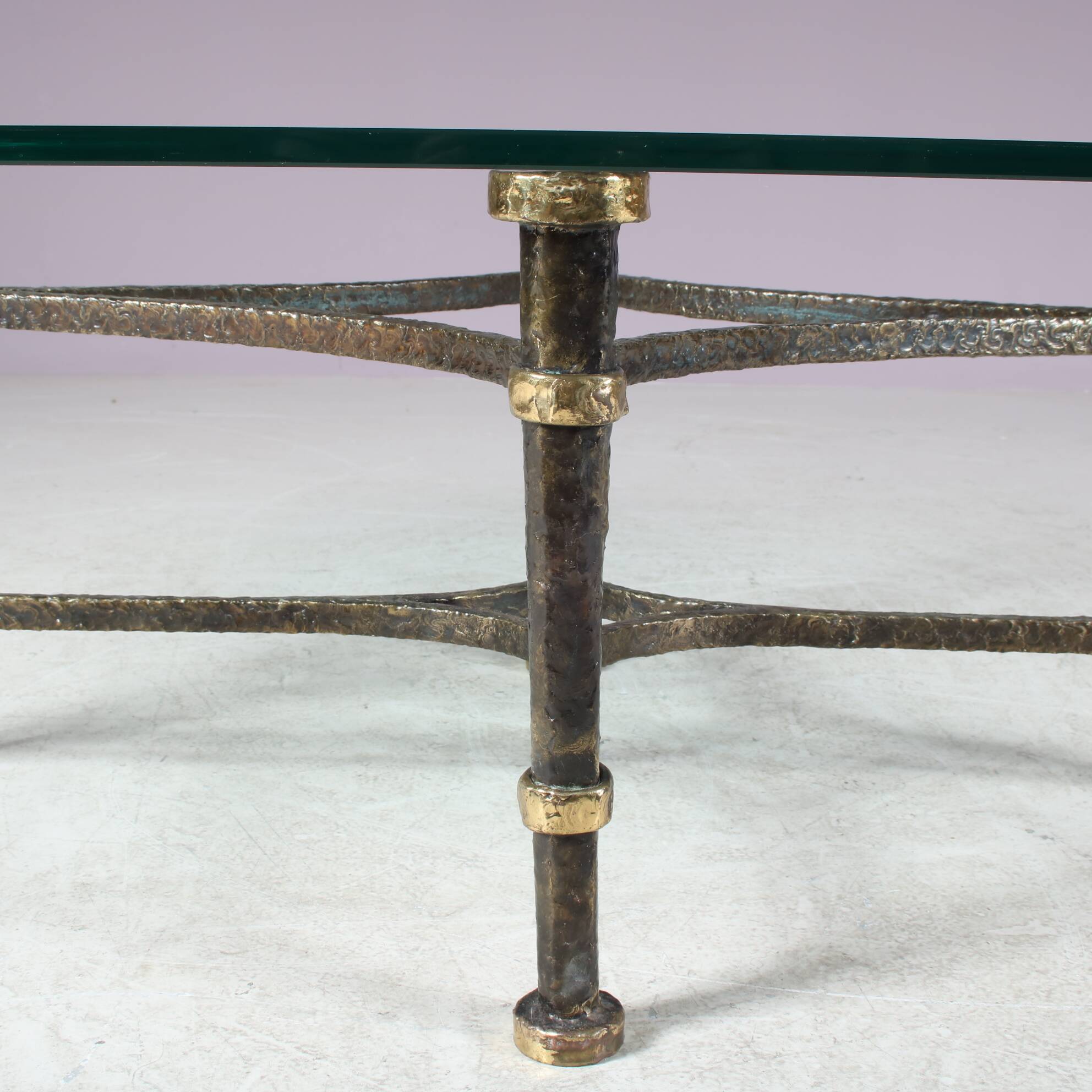 1990s Brutalist style coffee table from Italy