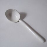 Ladle in white ceramic