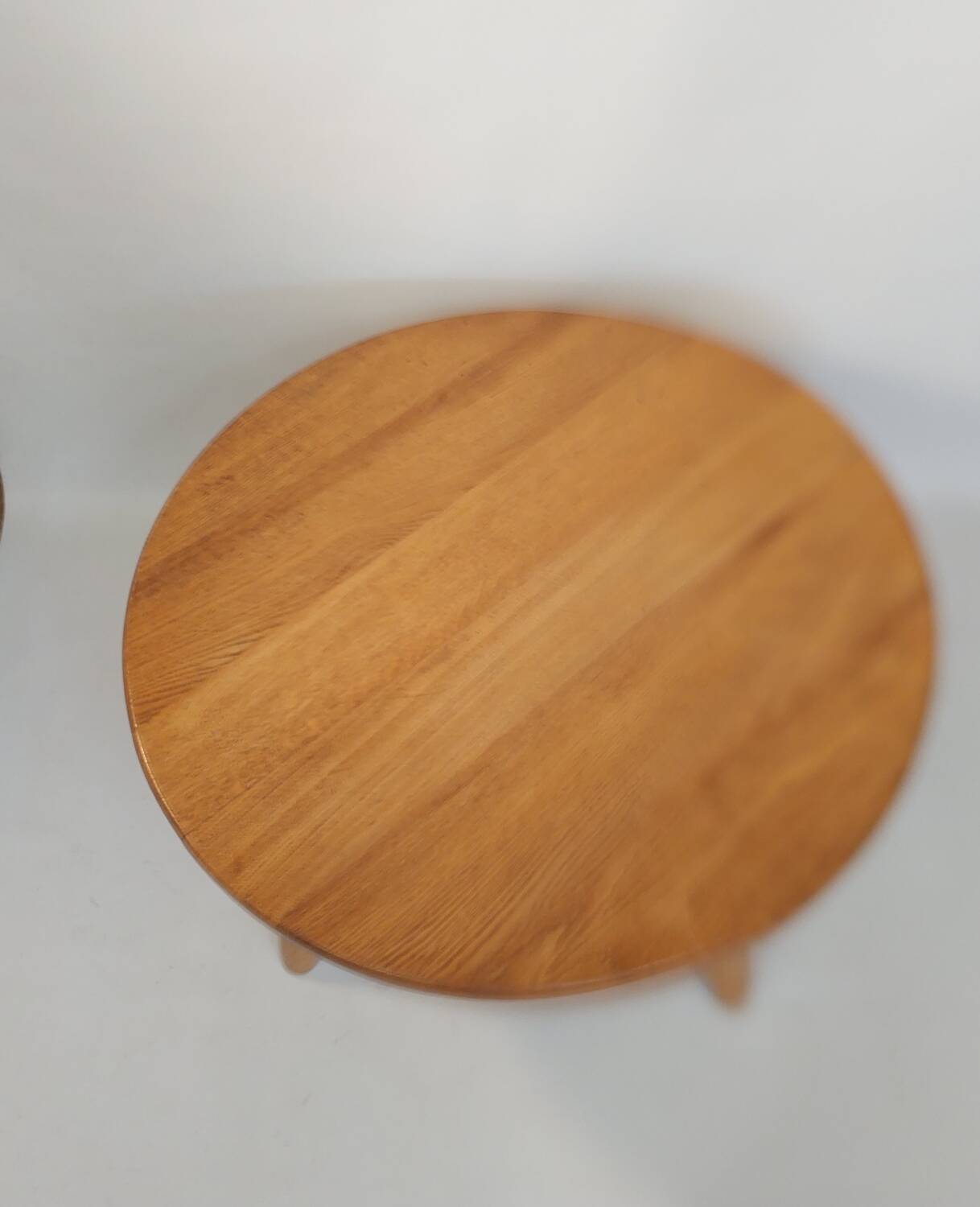 Brutalist oak coffee table