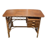 Rattan desk – Circa 1960-1970