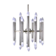 Lustre en chrome milieu du 20ème siècle, Sciolari distribué par Lightolier