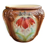 Cache pot en barbotine