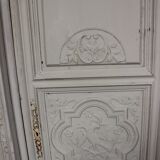 Pair of old wardrobe door, repainted