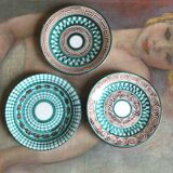 3 petites assiettes Robert Picault Vallauris