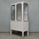 Vintage glass & iron medicine cabinet, 1970 s