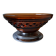 Art Deco molded glass fruit bowl