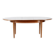 Table à manger extensible vintage en teck d'inspiration danoise