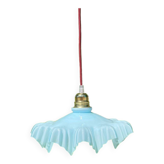 Vintage blue opaline chandelier