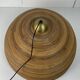 Lampe à suspension XL 71 cm en roseau, rotin, bambou et laiton, Italie
