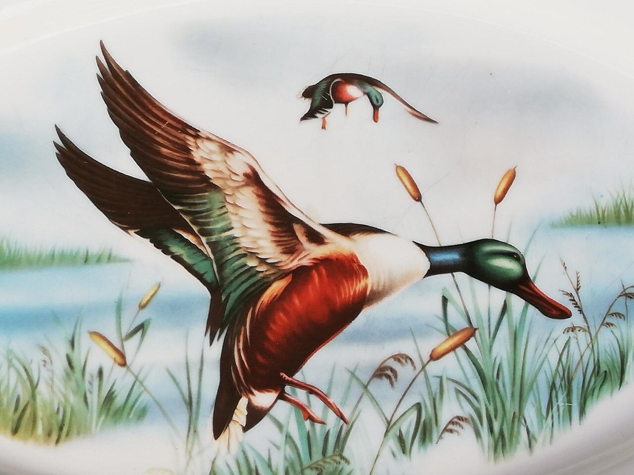 Antique dish in Limoges Porcelain