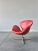 Swan chair by Arne Jacobsen for Fritz Hansen in Indian red leather