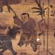 Panel Silkscreened wood China 19th