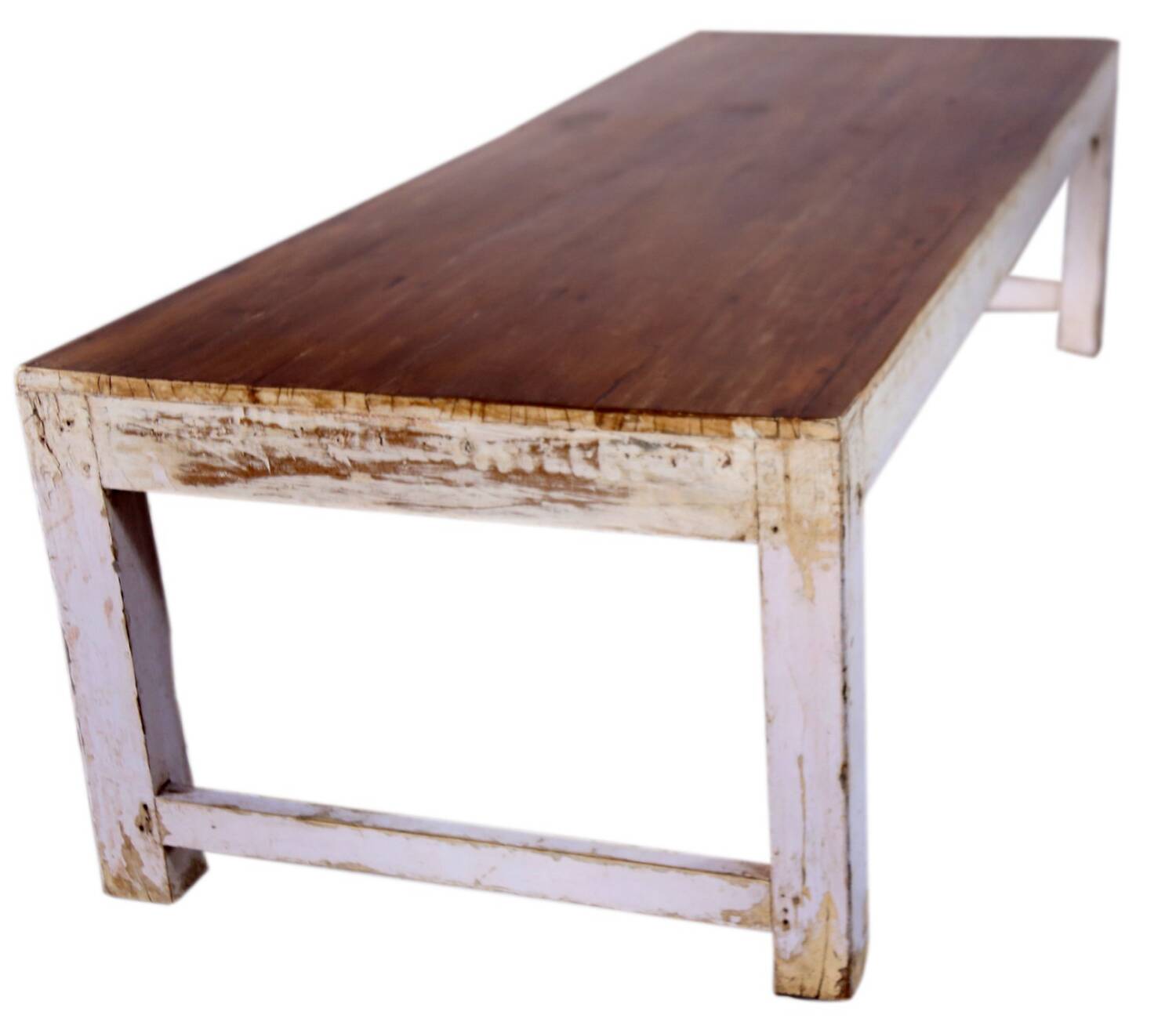 Antique coffee table in Burmese teak.