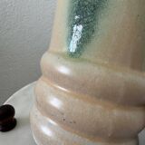 Art Deco flamed stoneware vase