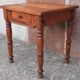 Coffee table or bedside table in wood. (With drawer)