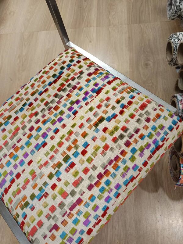 Chaise vintage arlequin