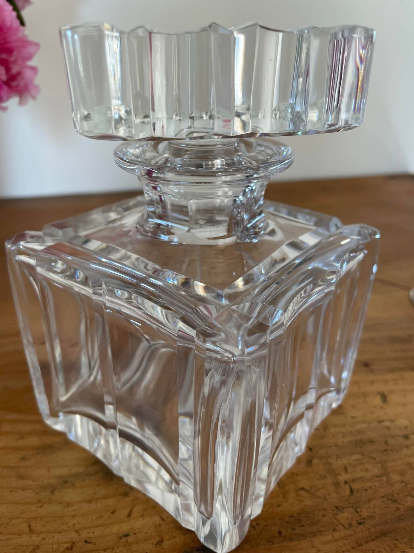 Crystal carafe Val Saint Lambert