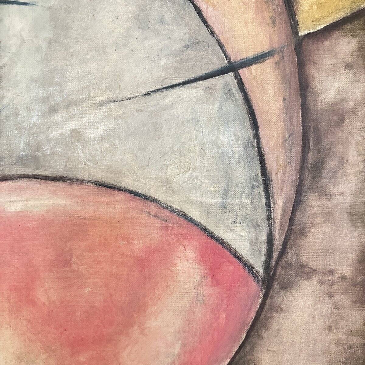 Bayer, Abstract Geometric Composition, 1954, Oil