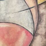 Bayer, Abstract Geometric Composition, 1954, Oil