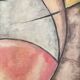 Huile sur toile, Composition géométrique abstraite, Bayer, 1954