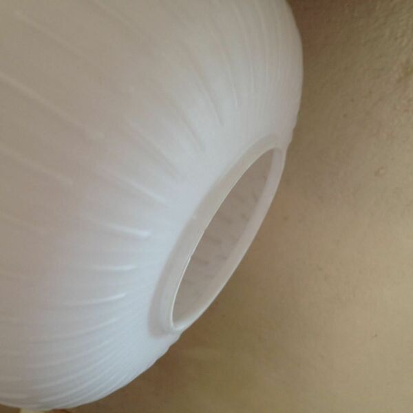 Suspension verre opale Peill & Putzler Gangkofner  1950