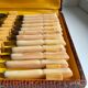 Set of 12 horn knives 50s-60s