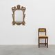 Miroir en métal doré de style Chippendale, Italie, 20e siècle