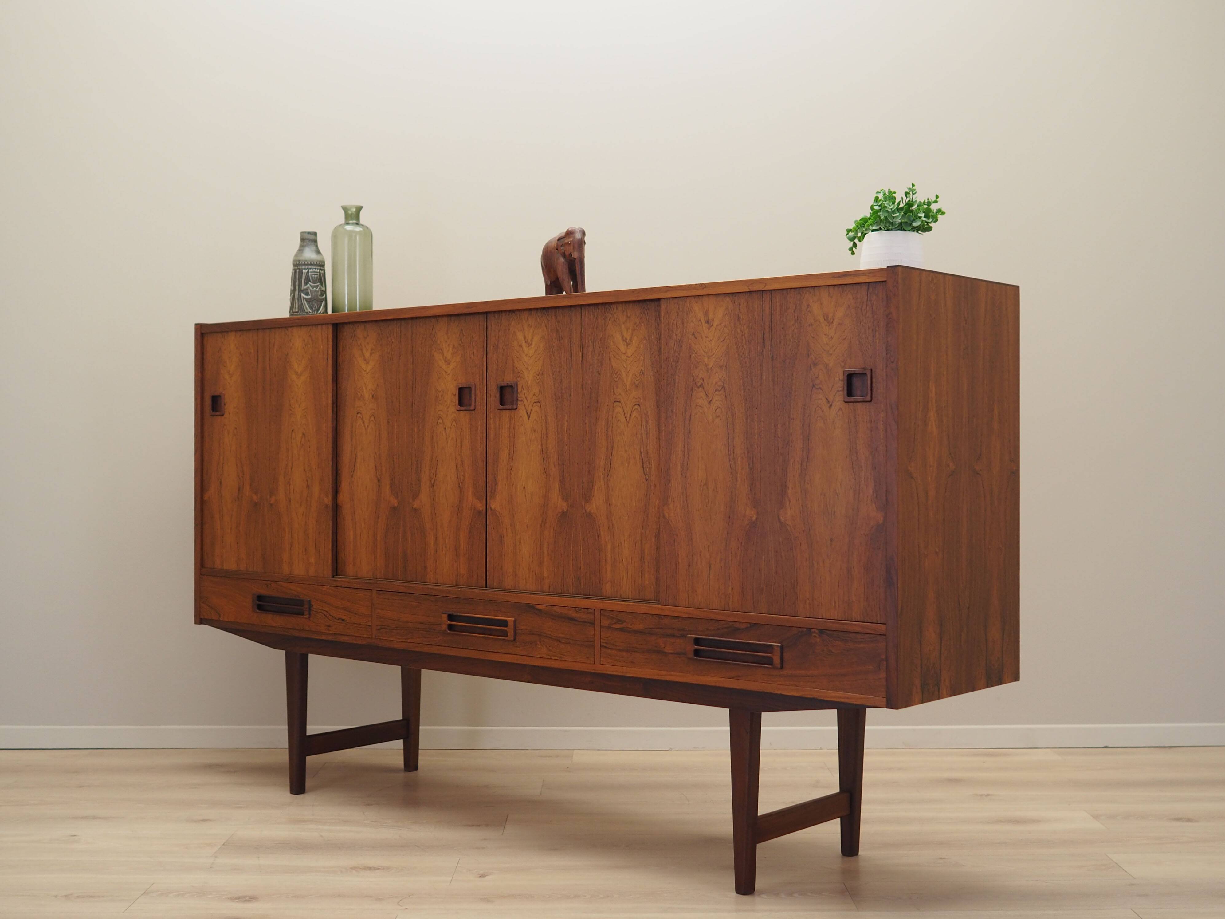 Rosewood highboard, Danish design, 1960s, production: Denmark