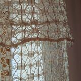 Vintage crochet curtain