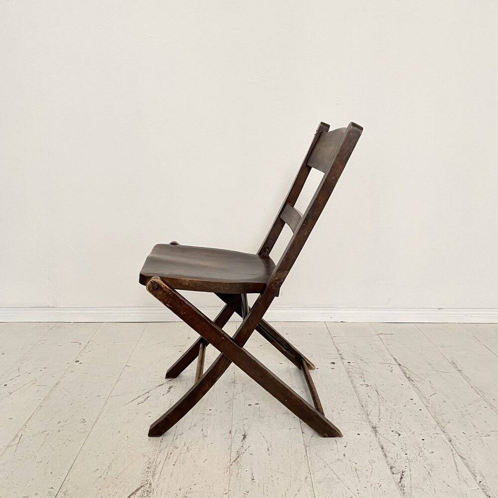 Art Deco Folding Chairs, 1930, Set of 4