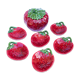 Salad bowl serving and 6 strawberry cups in Aegitna Vallauris
