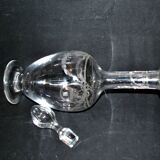 Carafe Saint-Louis en cristal taillé modèle "Sapho", 1930