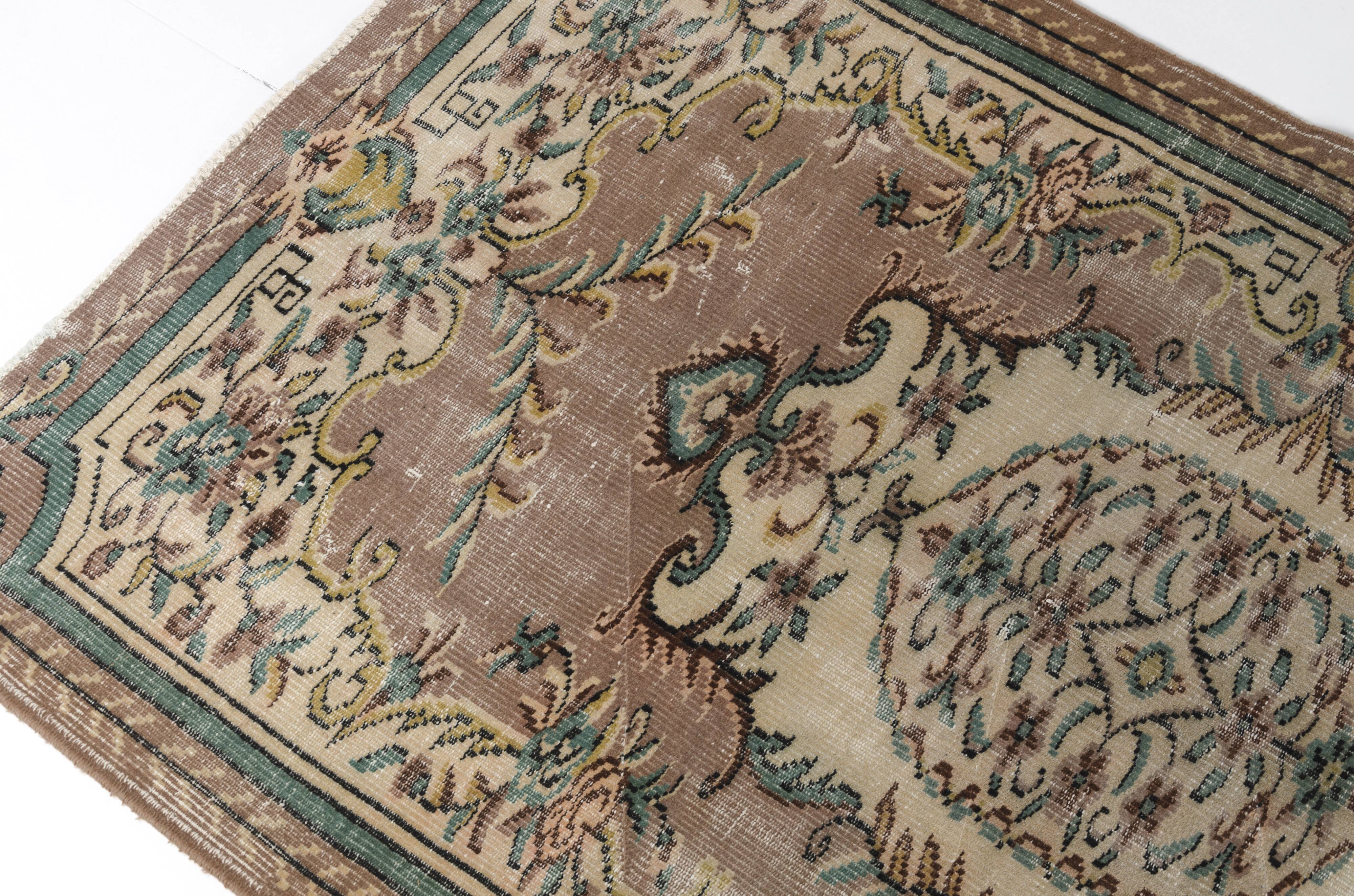 Vintage Turkish Floor Rug Sku v1047