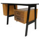 Vintage desk in birch veneer of years 60
