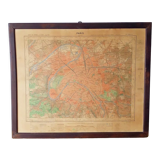 Old map Paris 1922