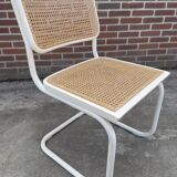 Set of 4 Cesca b32 model chairs in white