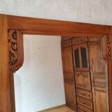 Art deco door with mirror