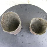 Pair of brutalist vases