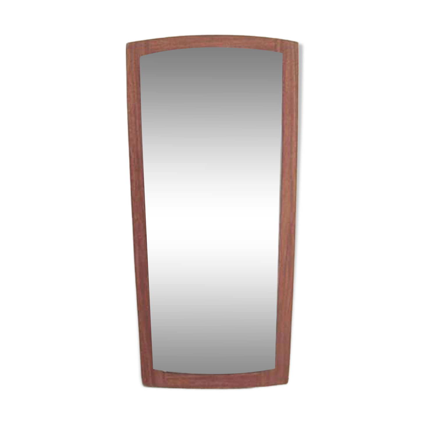 Miroir en bois conique
