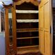 Louis XV library cabinet in walnut around 1850