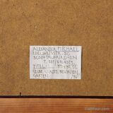 Impressionist oil painting of a garden, Alexander Michael 1996