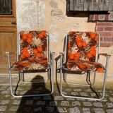 Paire de transat vintage