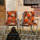 Pair of vintage deckchairs
