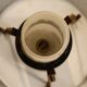 Vintage brass metal ceiling light 50'