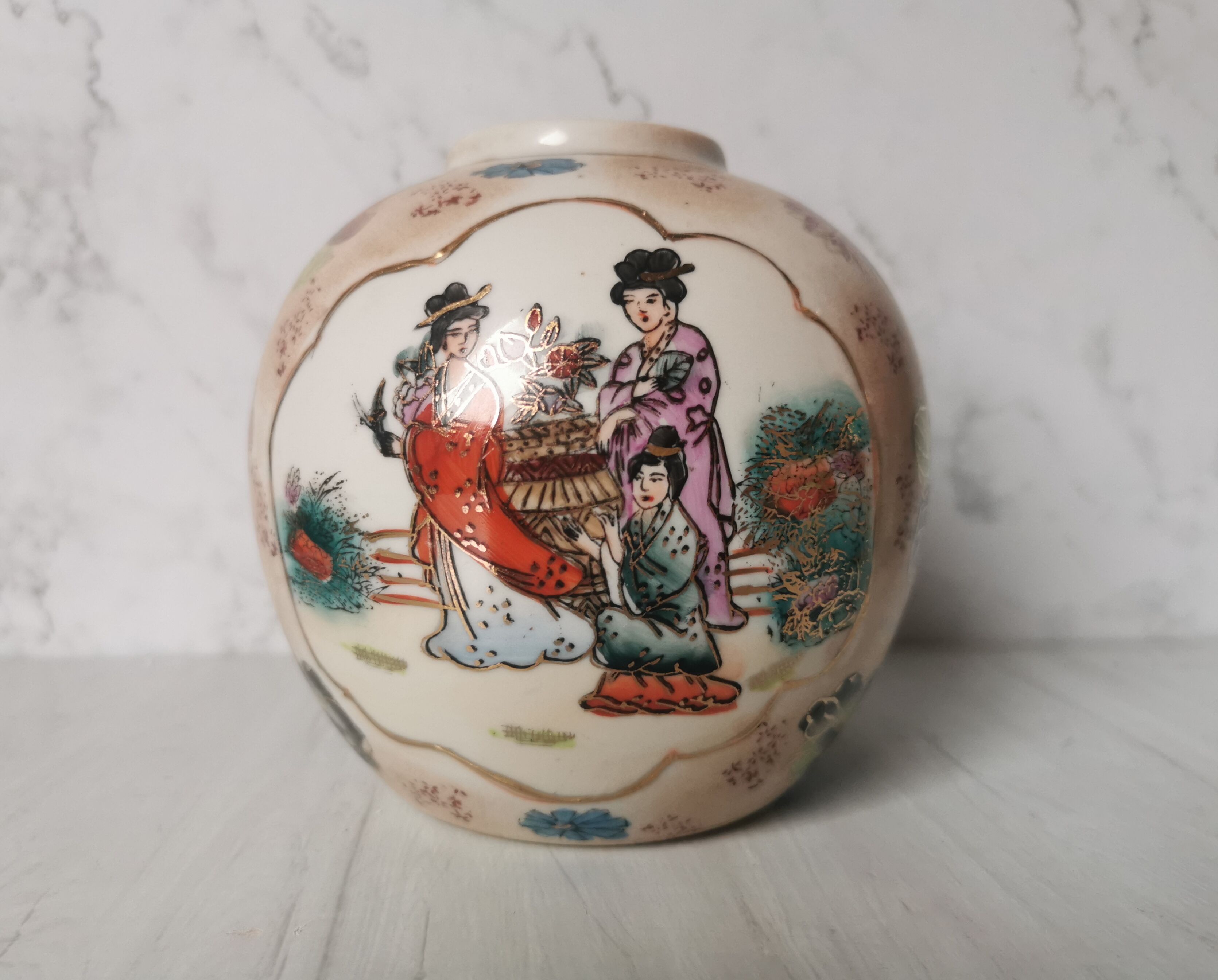 Chinese ball vase