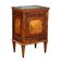 Antique neoclassical bedside table in maple, Italy, 18th century.