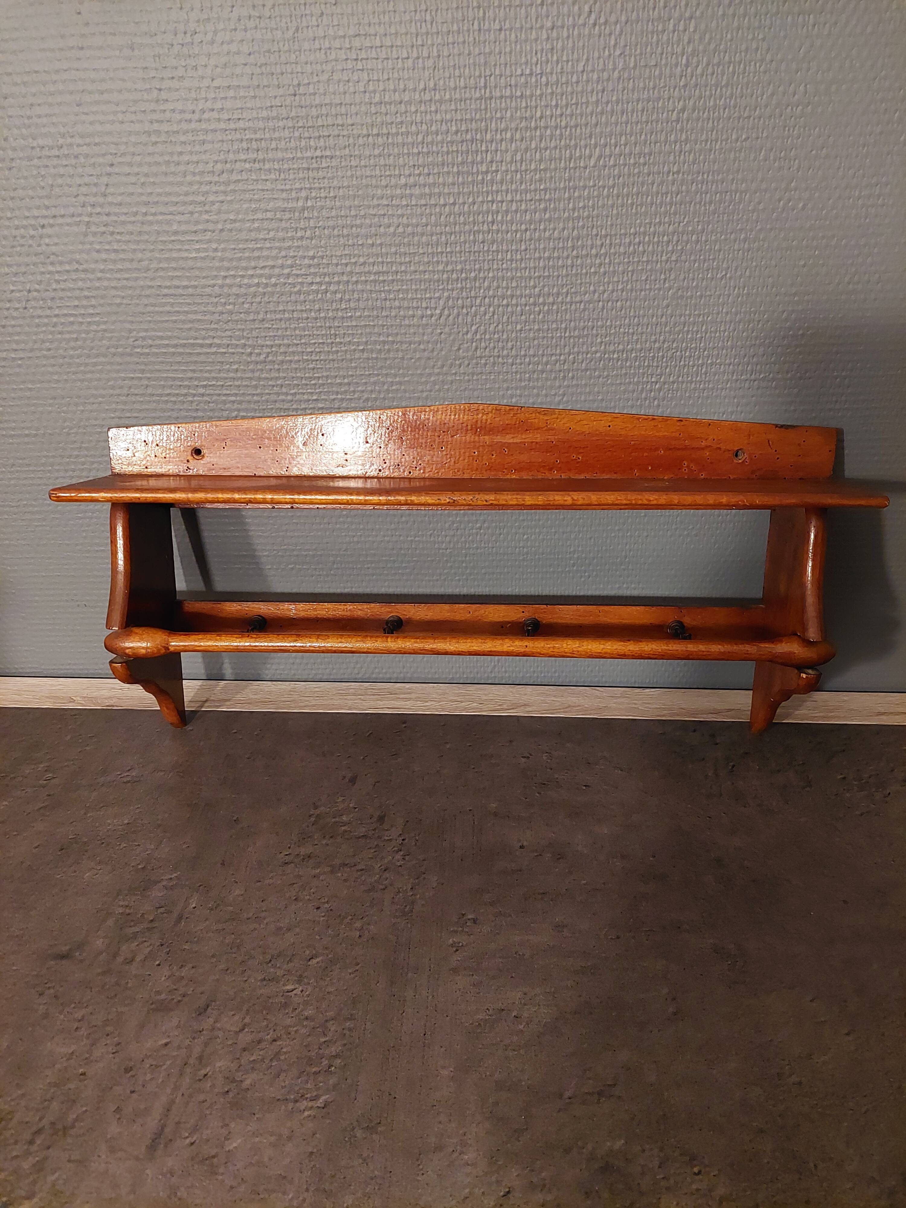 Vintage wooden tea towel holder